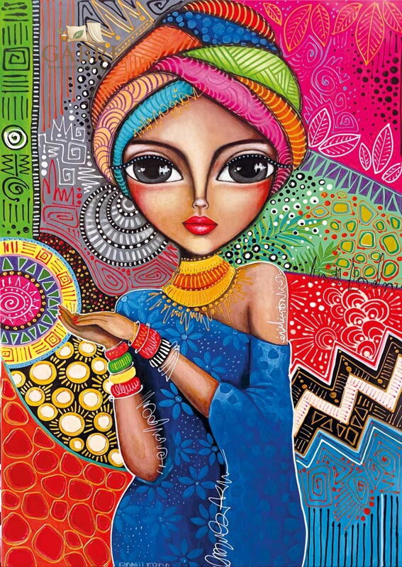 MAGNOLIA Puzzle Brunetka 1000 dílků