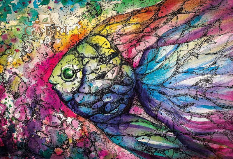 MAGNOLIA Puzzle Rybky 1000 dílků