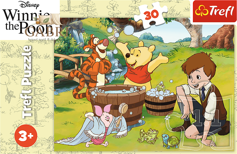 TREFL Puzzle Den s Medvídkem Pú 30 dílků
