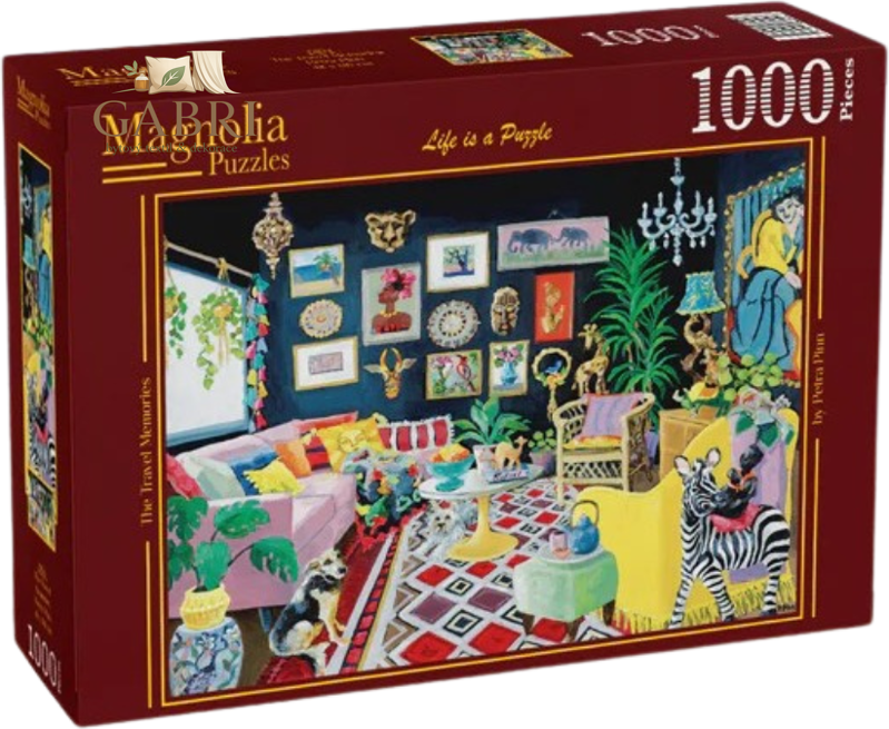 MAGNOLIA Puzzle Vzpomínky z cest 1000 dílků