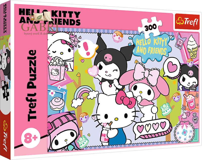 TREFL Puzzle Hello Kitty: Bláznivé trio 300 dílků