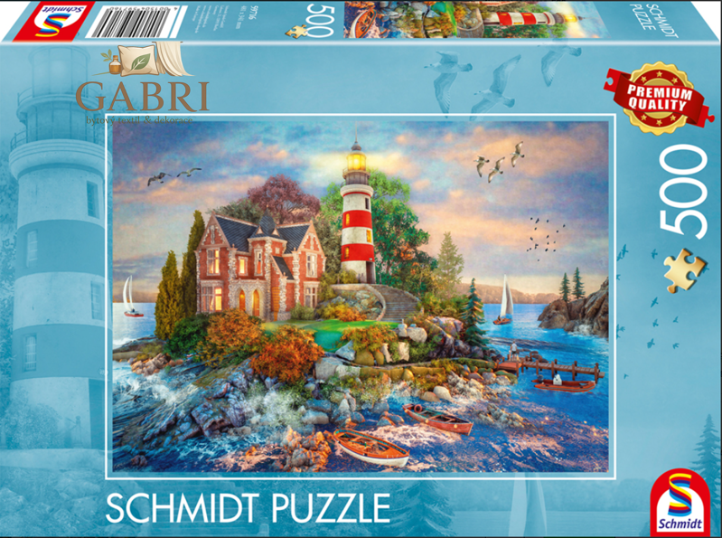 SCHMIDT Puzzle Maják na skále 500 dílků