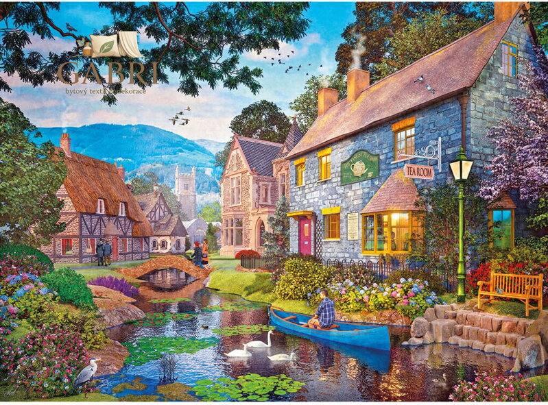 GIBSONS Puzzle Čaj na řece 500 dílků