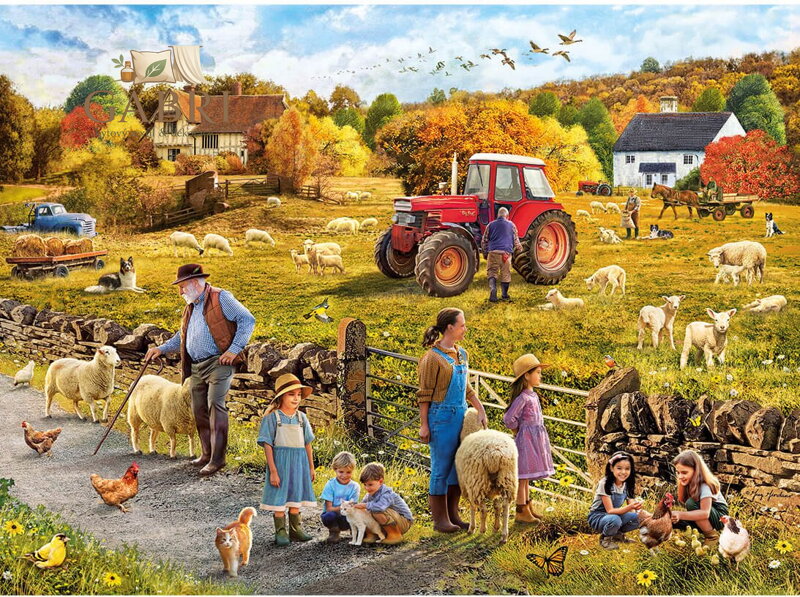 GIBSONS Puzzle Šťastná sklizeň 1000 dílků