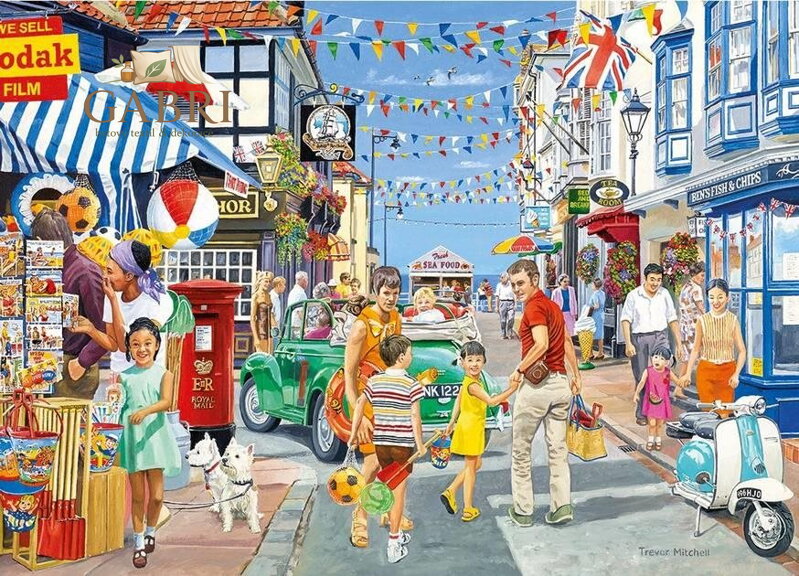 GIBSONS Puzzle Cesta na pláž 1000 dílků