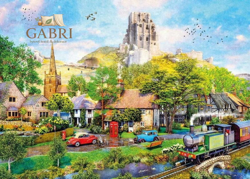 GIBSONS Puzzle Pod hradem Corfe 1000 dílků