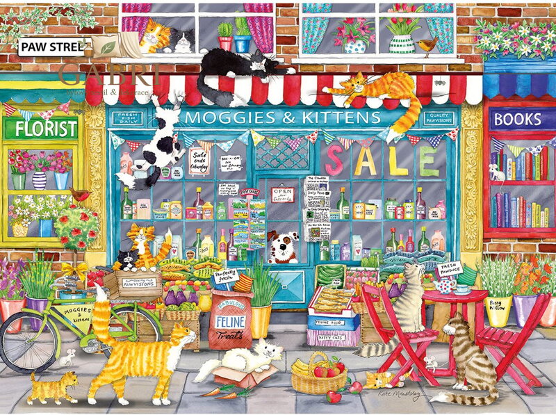 GIBSONS Puzzle Kočky a koťata 1000 dílků