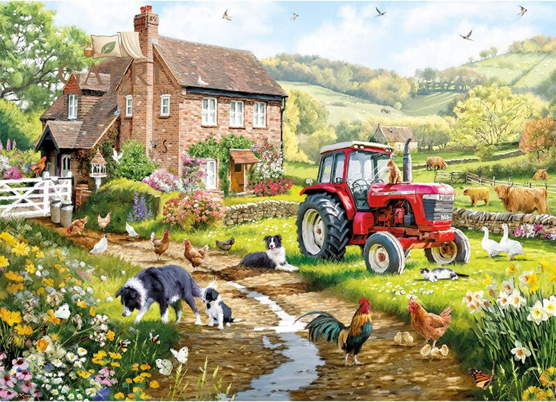 GIBSONS Puzzle Macneilova farma 1000 dílků