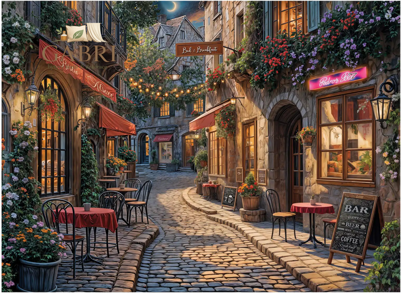 ANATOLIAN Puzzle Ulice barů 1000 dílků