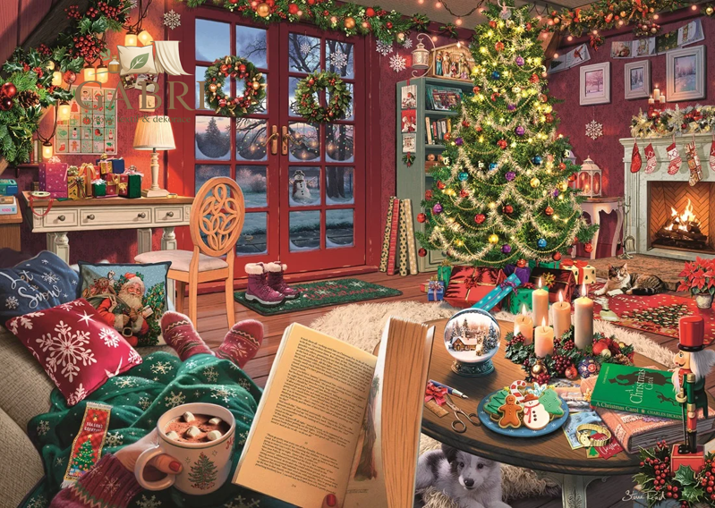 RAVENSBURGER Puzzle Vánoční hřejivé chvíle 500 dílků