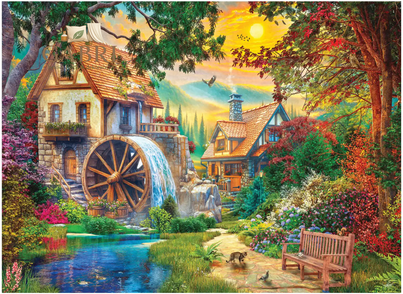 ANATOLIAN Puzzle Vodní mlýn 4000 dílků