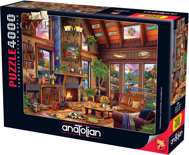 ANATOLIAN Puzzle Chata v divočině 4000 dílků