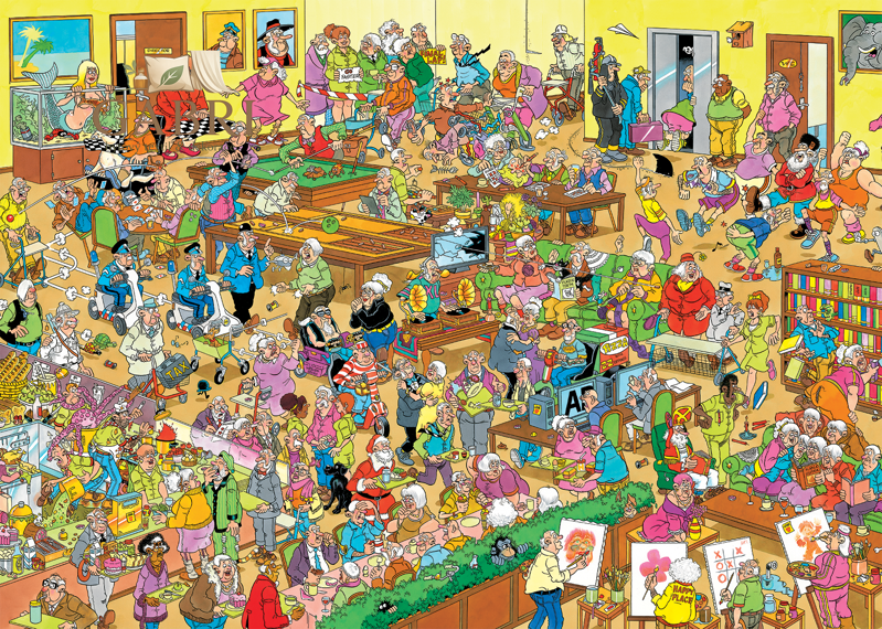 JUMBO Puzzle JvH Domov důchodců 1000 dílků
