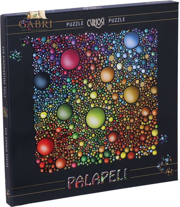 CURIOSI Čtvercové puzzle Palapeli: Zlatý prach 249 dílků
