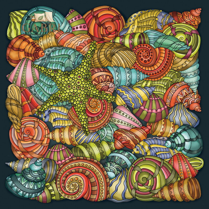 CURIOSI Čtvercové puzzle Palapeli: Zvuk moře 208 dílků