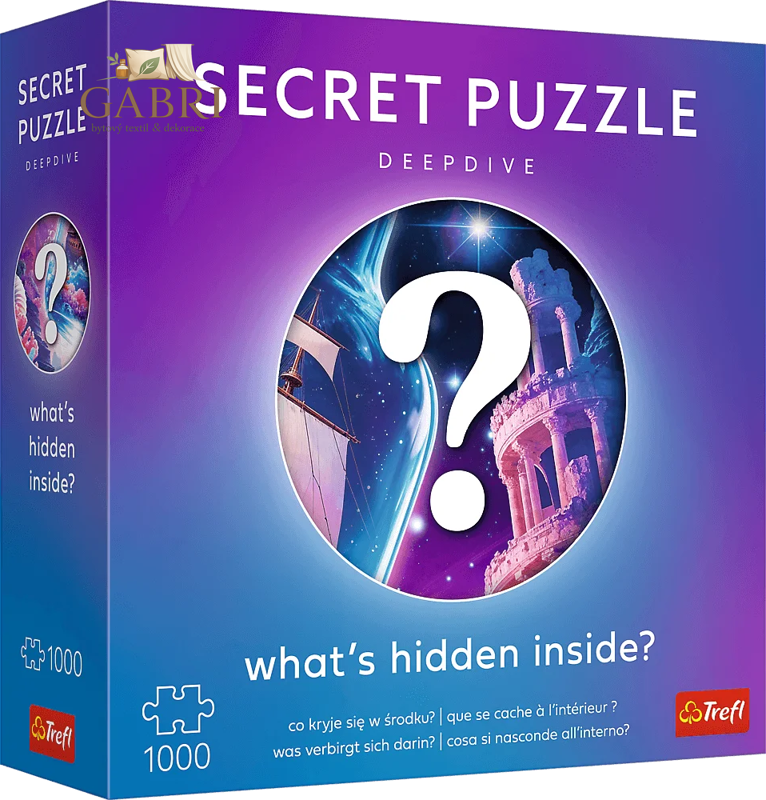 TREFL Puzzle Premium Plus Secret Puzzle: Hluboký ponor 1000 dílků