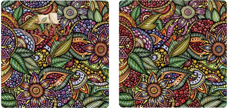 CURIOSI Oboustranné dřevěné puzzle Double: Bobule 165 dílků