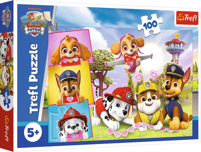 TREFL Puzzle Tlapková patrola: Nebojácná parta 100 dílků