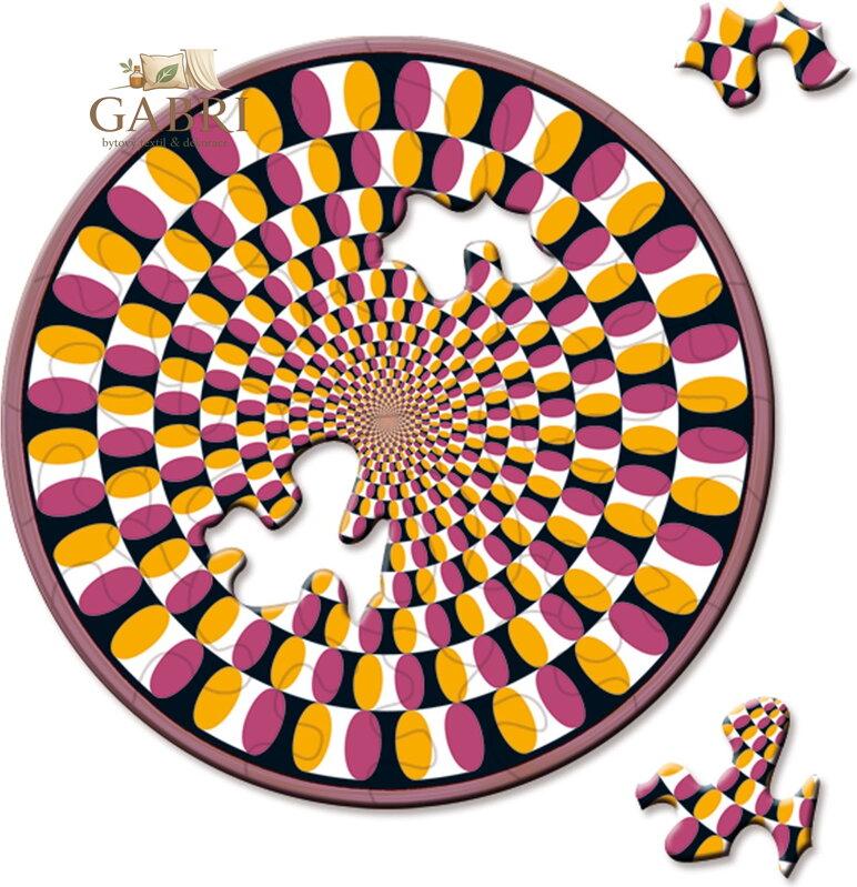 CURIOSI Kulaté puzzle Picoli: Houpačka 33 dílků