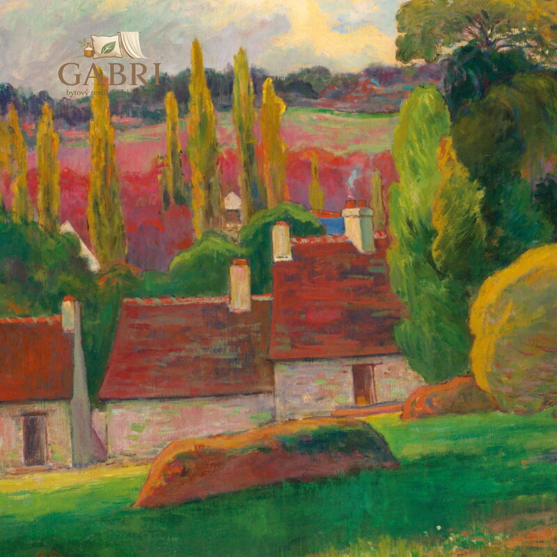 CURIOSI Čtvercové puzzle Q Art: Farma v Bretani 66 dílků