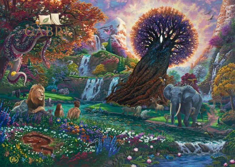 SCHMIDT Puzzle Rajská zahrada 1000 dílků