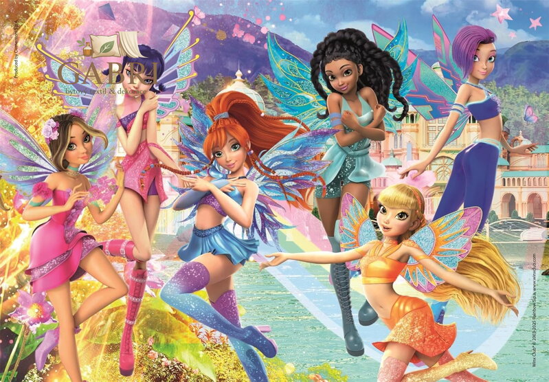 CLEMENTONI Puzzle Winx SUPER 300 dílků