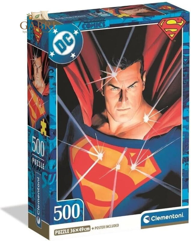 CLEMENTONI Puzzle Superman 500 dílků