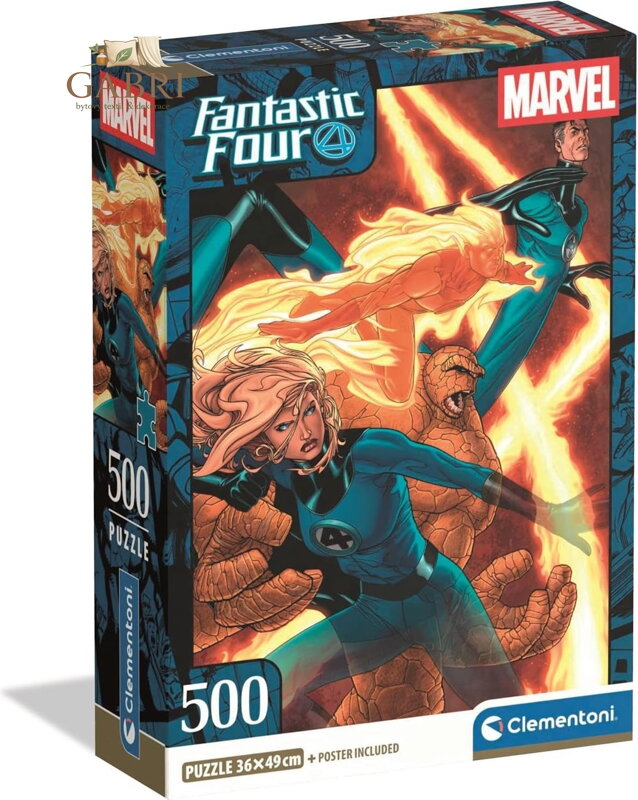 CLEMENTONI Puzzle Fantastická čtyřka 500 dílků