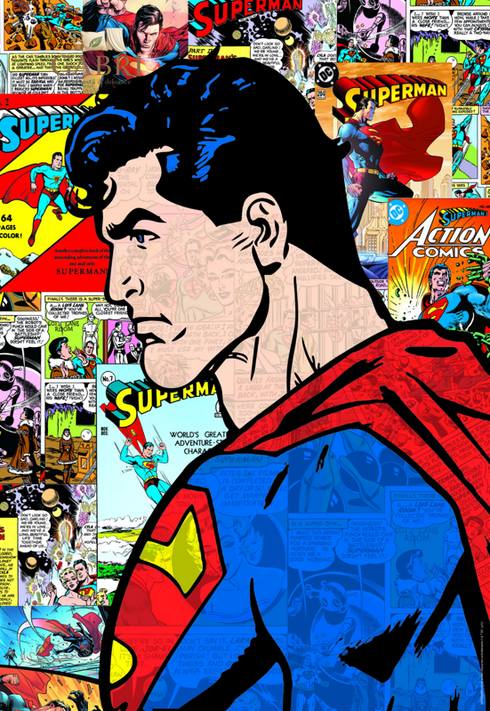 CLEMENTONI Puzzle Superman: Hrdina 1000 dílků