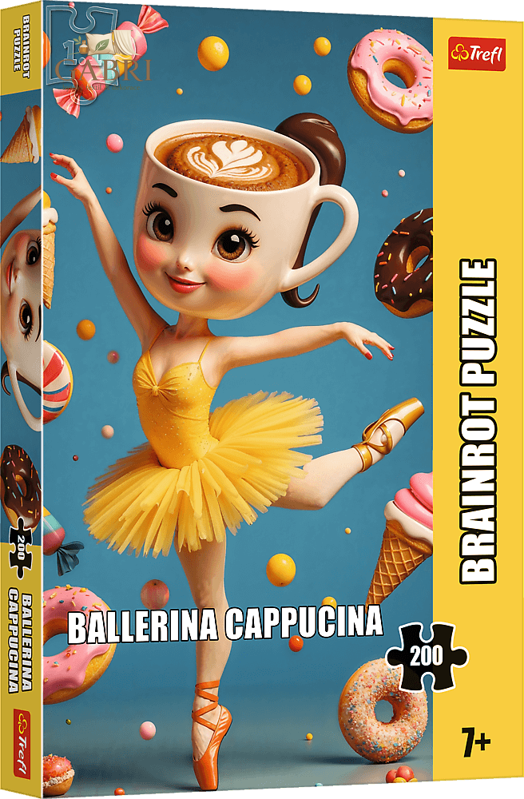 TREFL Puzzle BrainRots: Ballerina Cappucina 200 dílků