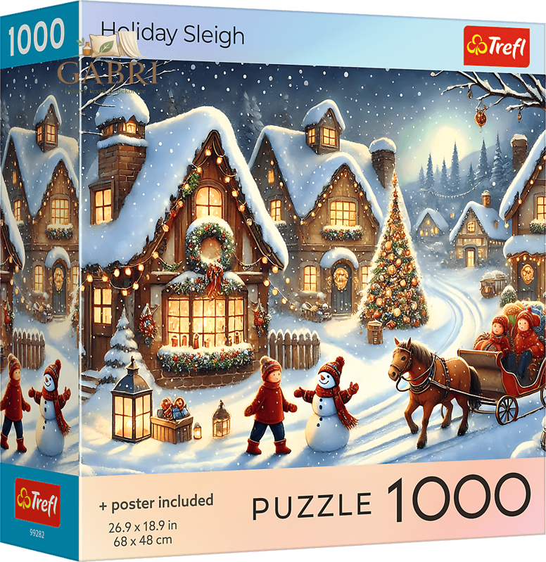 TREFL Puzzle Sváteční sáně 1000 dílků