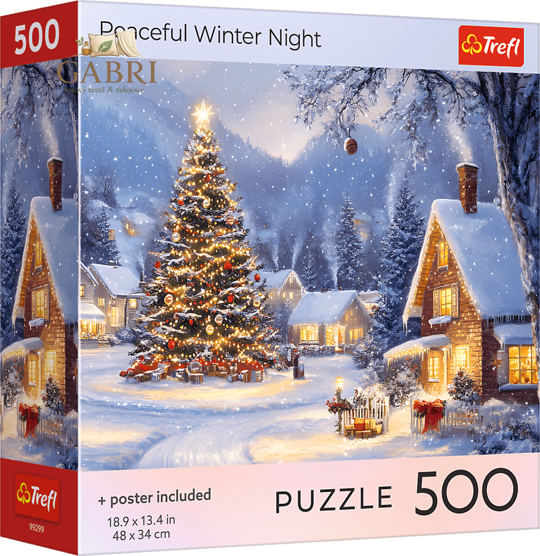 TREFL Puzzle Klidná zimní noc 500 dílků