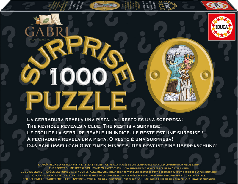 EDUCA Surprise puzzle Kulatý stůl rytířů 1000 dílků