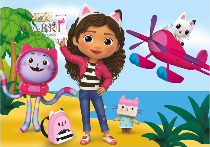 DINO Puzzle Gábinin kouzelný domek: Cestovatelka 100 XL dílků