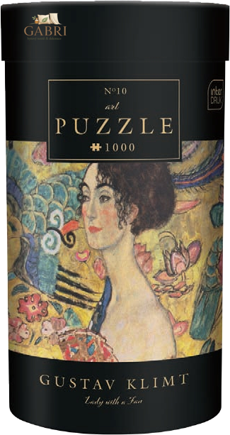 INTERDRUK Puzzle Art 10: Dáma s vějířem 1000 dílků