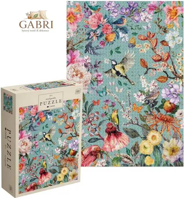 INTERDRUK Puzzle Tajná zahrada 2000 dílků
