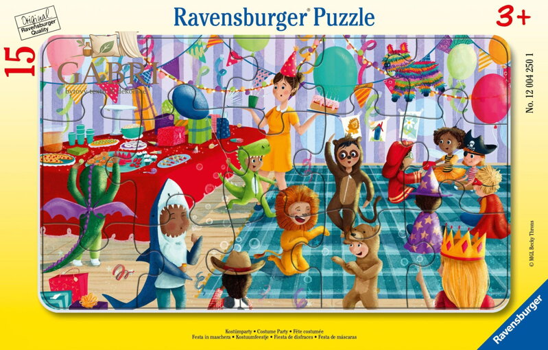 RAVENSBURGER Puzzle Kostýmová párty 15 dílků