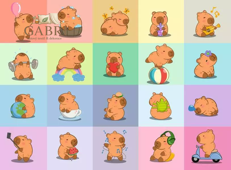 RAVENSBURGER Puzzle Kapybara XXL 100 dílků