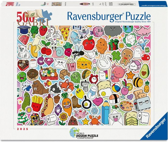 RAVENSBURGER Puzzle Koláž plná chaosu 500 dílků
