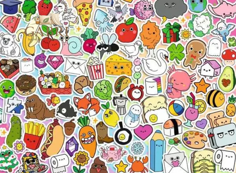 RAVENSBURGER Puzzle Koláž plná chaosu 500 dílků