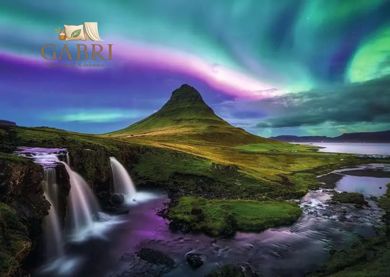 RAVENSBURGER Puzzle Kouzelná noc na Islandu 1000 dílků