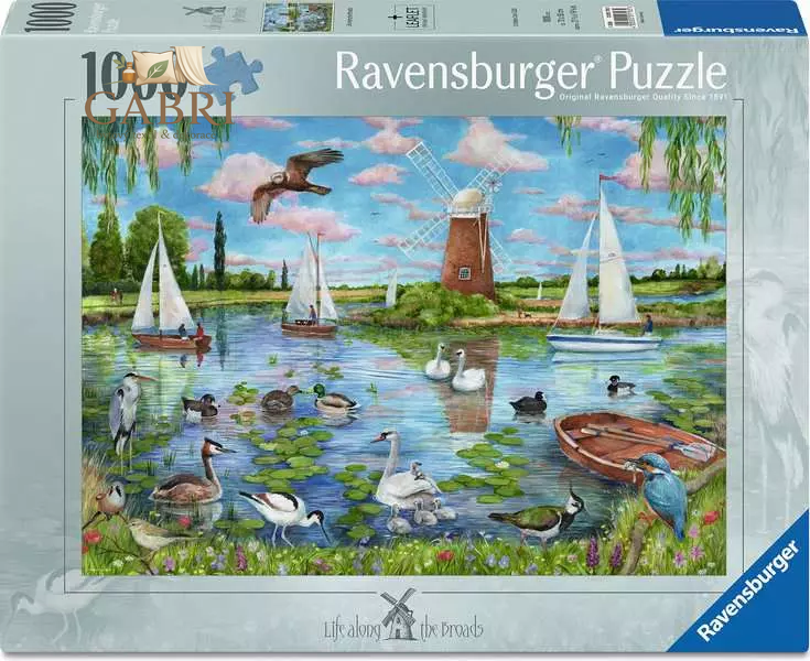 RAVENSBURGER Puzzle Tajemství života v Anglii 1000 dílků