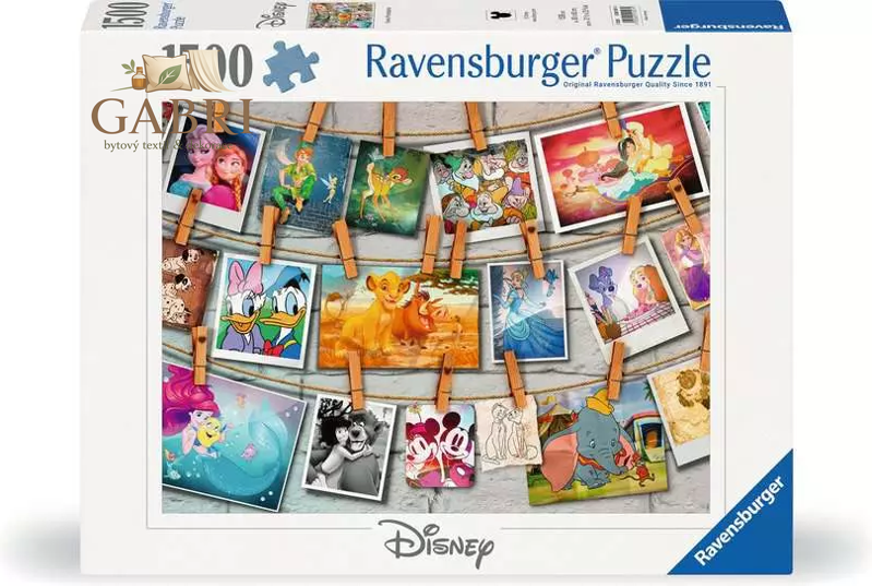 RAVENSBURGER Puzzle Disney fotografie 1500 dílků