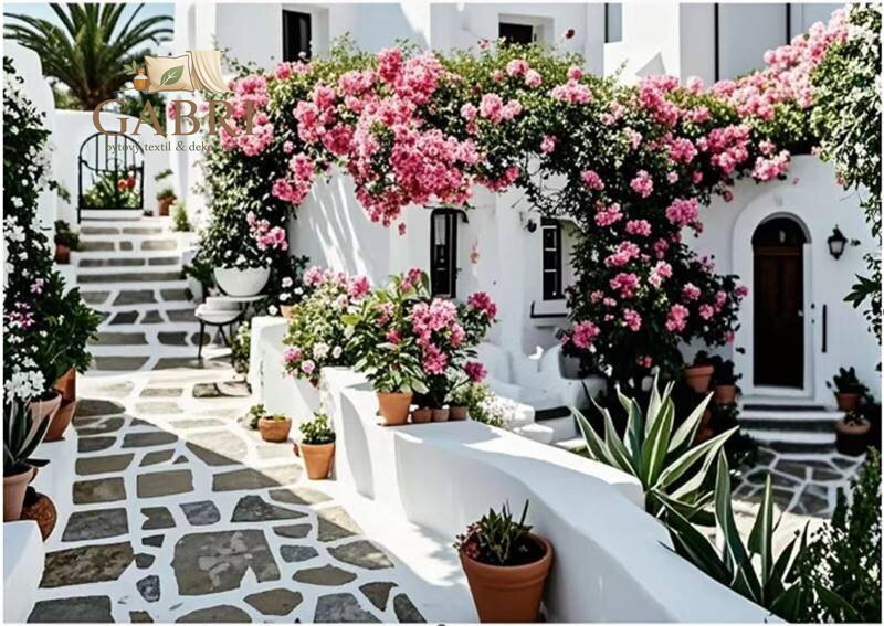 NORIMPEX Diamantové malování Kvetoucí patio 30x40cm