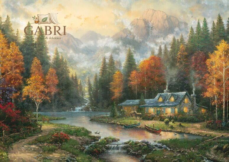 SCHMIDT Puzzle Večer u podzimního jezera 1000 dílků