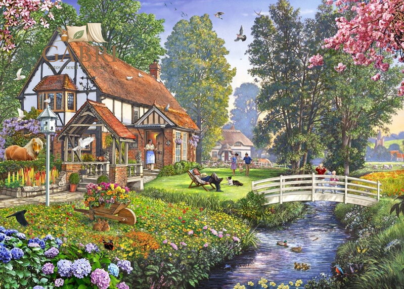 BLUEBIRD Puzzle Poklidná neděle 500 dílků