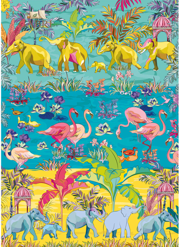 GIBSONS Puzzle HoT: Tropická oáza 1000 dílků