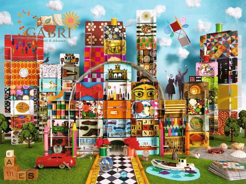 RAVENSBURGER Puzzle Eamesův fantastický dům 1500 dílků