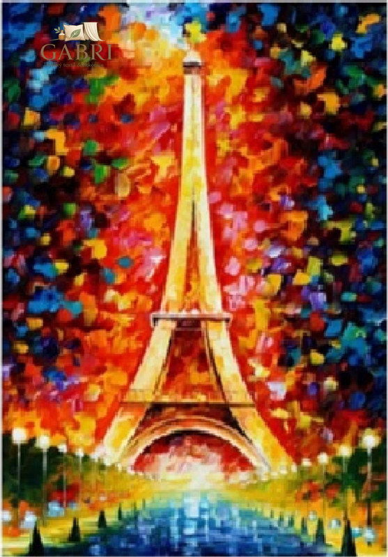 NORIMPEX Diamantové malování Eiffelova věž 30x40cm