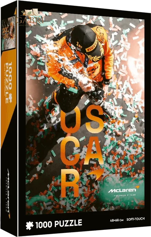TREFL Puzzle Soft Touch: McLaren: Oscar Piastri, Maiden Grand Prix 1000 dílků